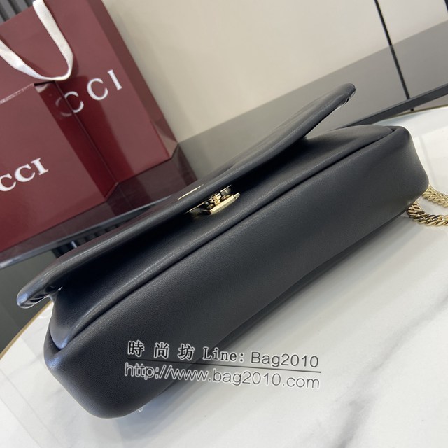 Gucci專櫃古馳最新款Milano系列小號手提包鏈條女包 jh2379型號：806016